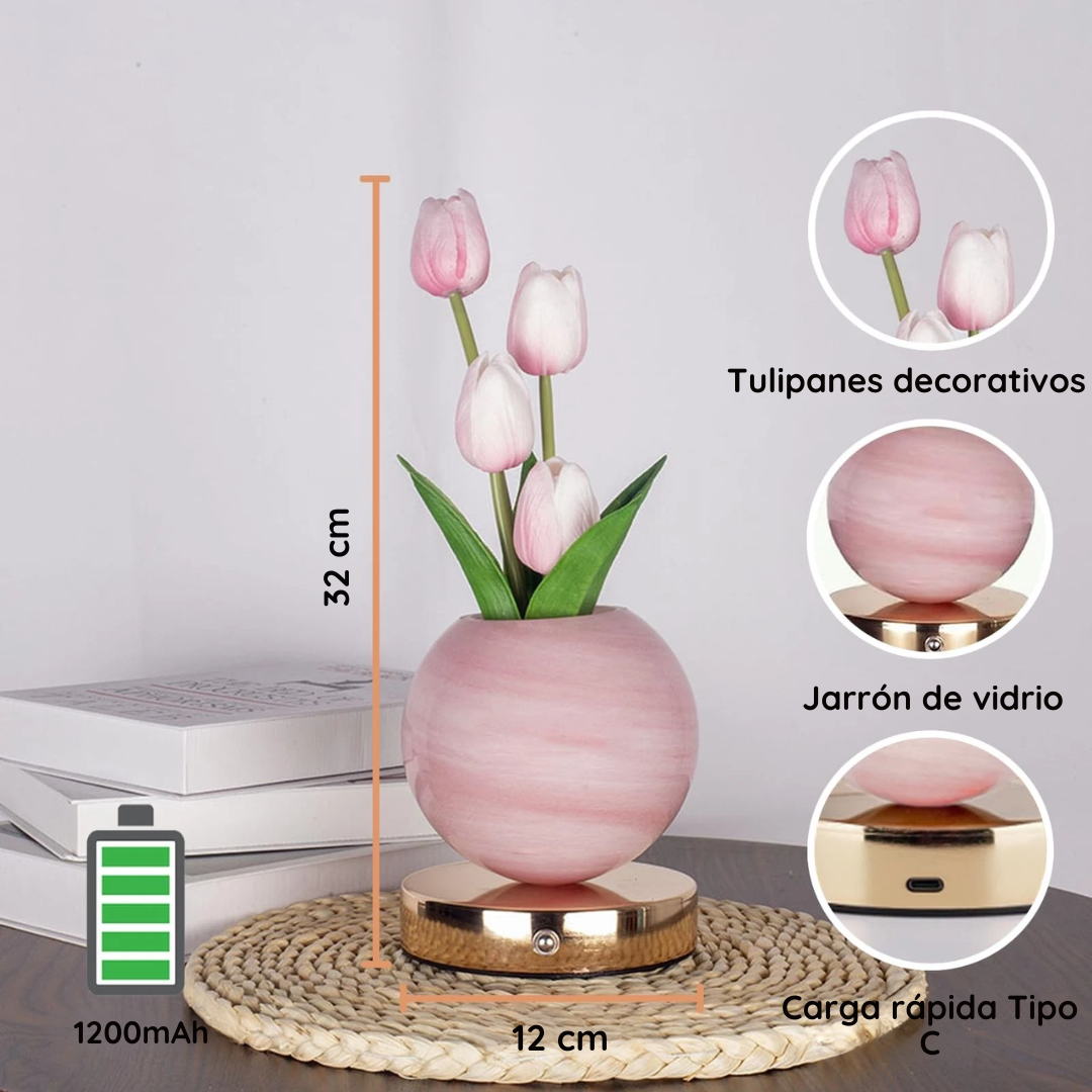 Jarrón de Tulipanes